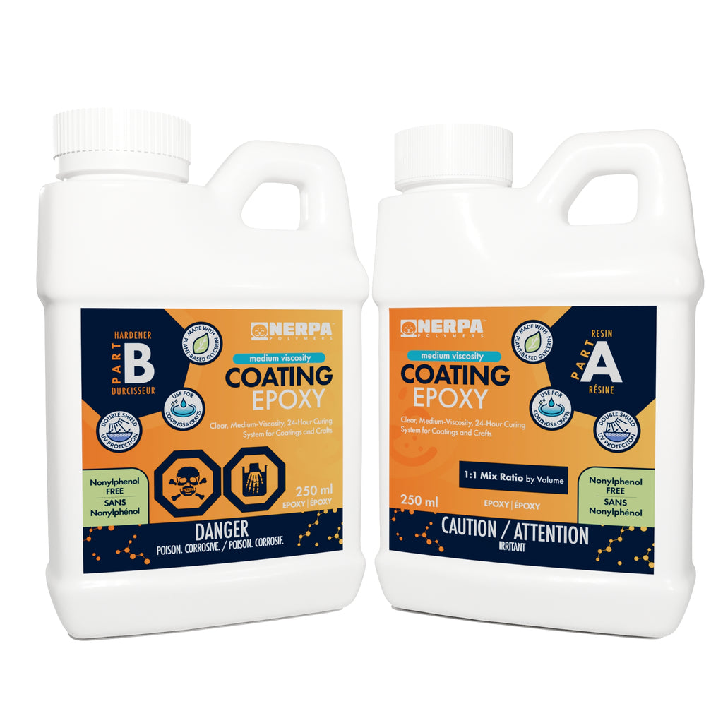 Coating Epoxy Medium Viscosity 0.5L kit. Easy application because of the modified, lower viscosity nature. 