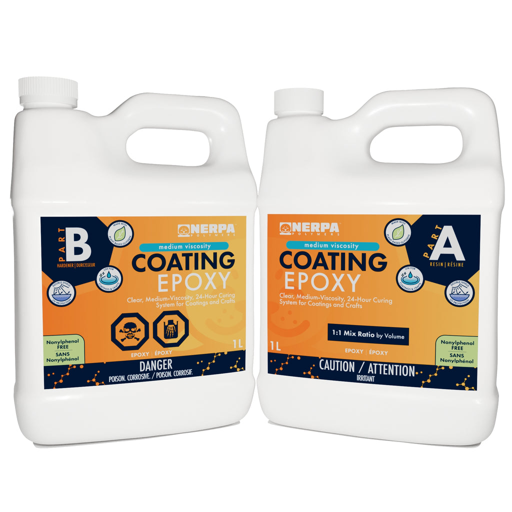 Coating Epoxy Medium Viscosity 2L kit. Easy application because of the modified, lower viscosity nature